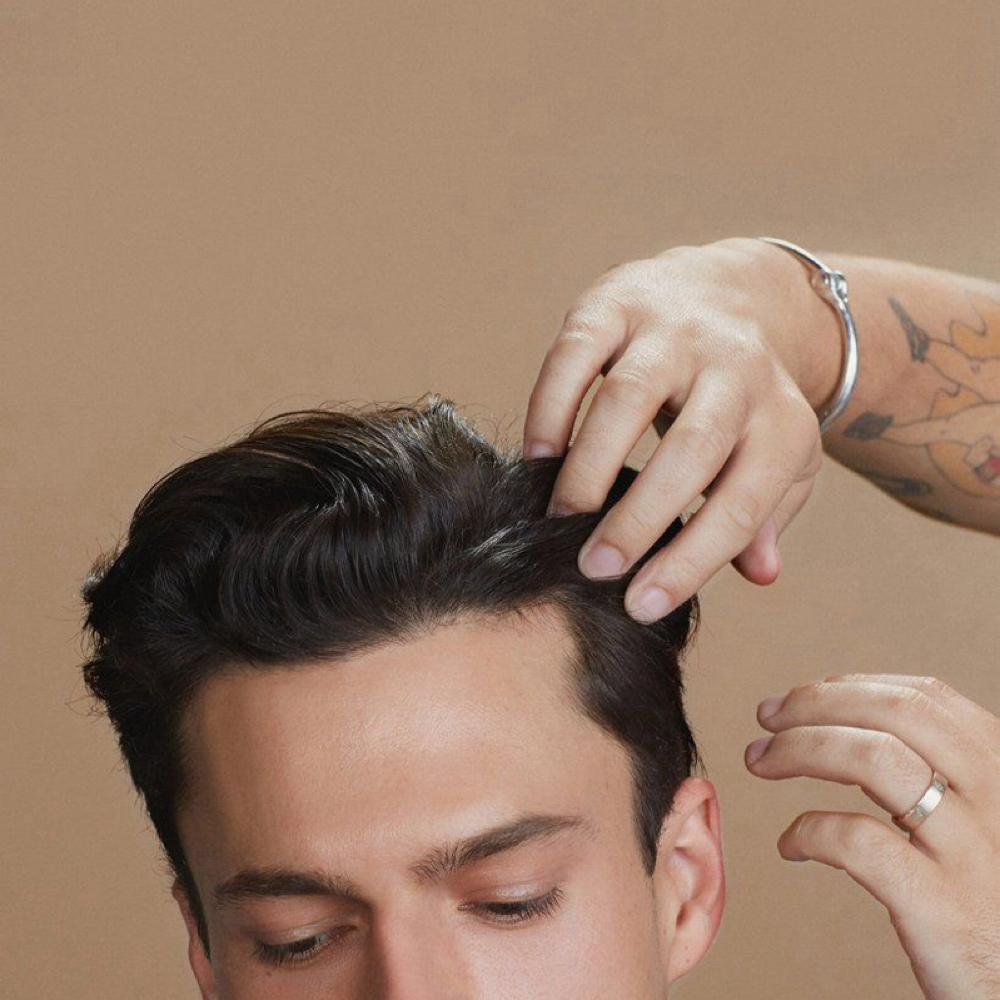 Barber Cut + Down Perm at studio tiff. in New York, NY