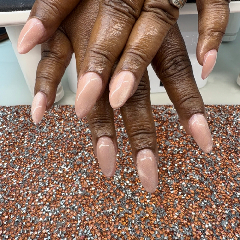 ALMOND, COFFIN, STILETTO MEDIUM at Koated by Kish Nail Studio in Forney, TX