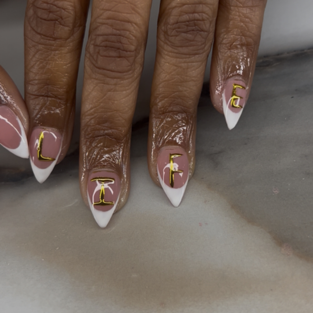 Full Set Nails  (Medium Length) at Dolph's Nail Salon & Spa in Brandon, MS