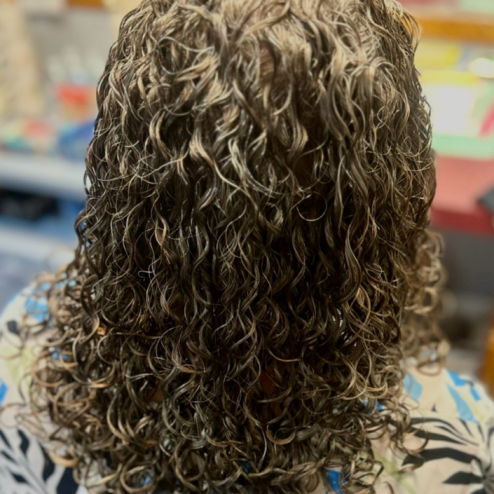 Basic Perm at Kiki’s Beauty Service in Fairview, MI