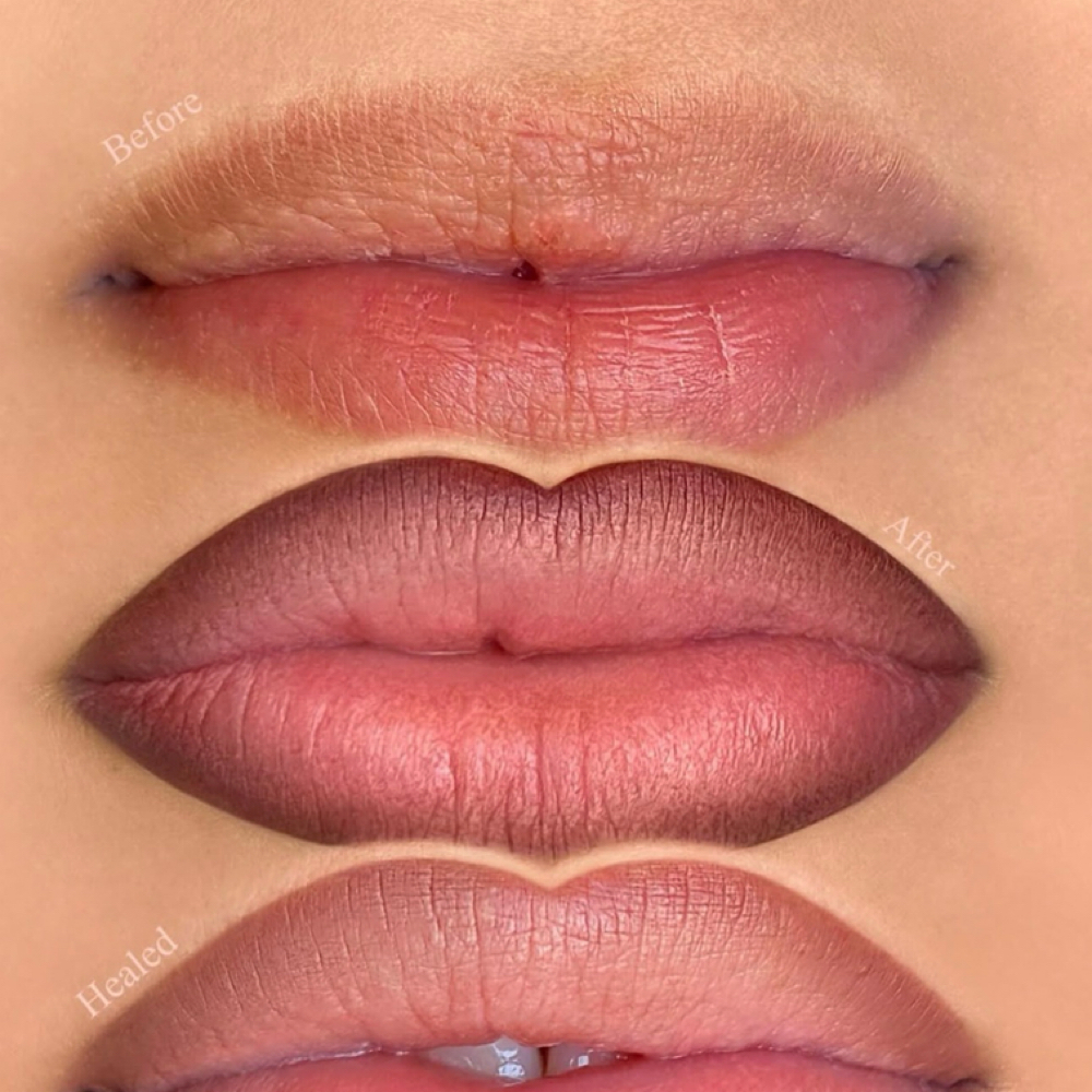Ombre Lip blush at BLUSH PMU STUDIO in San Antonio, TX