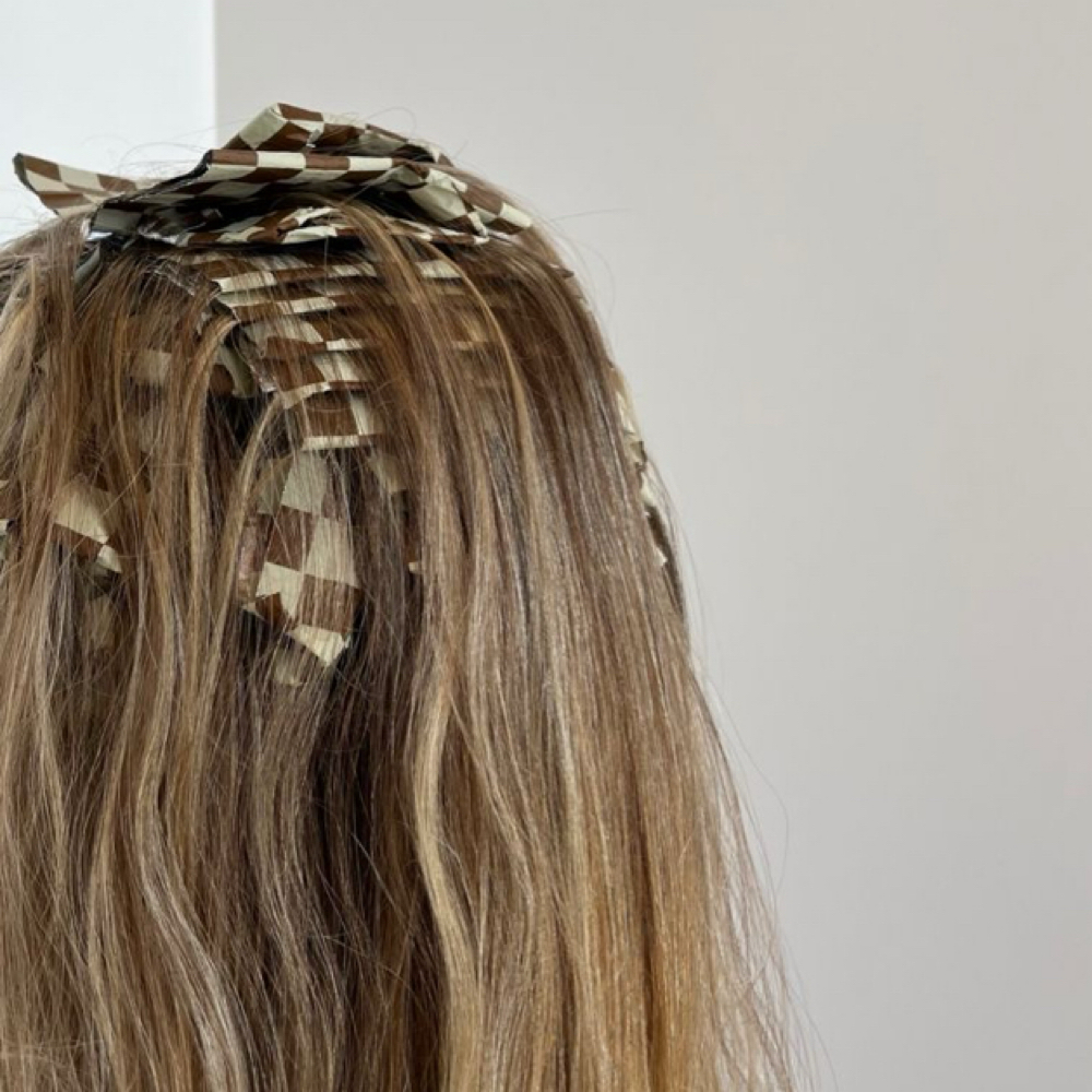 Grey/Root Coverage with Foiling at Hair by Presley in Columbus, OH