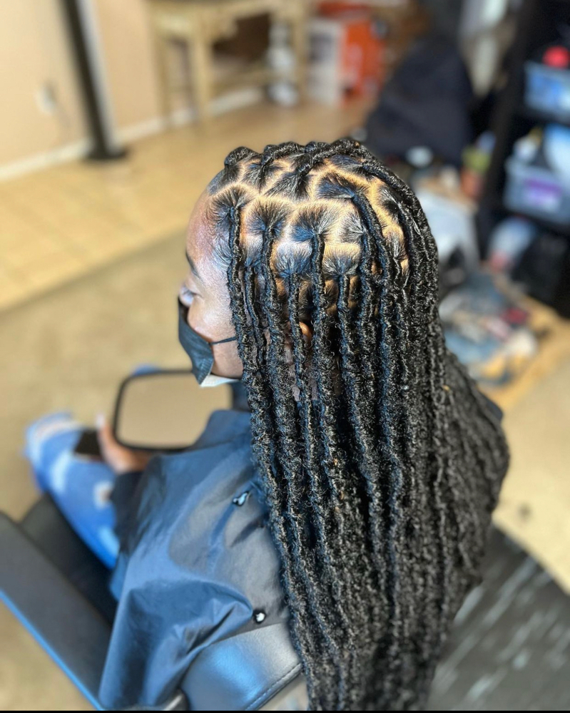 Medium Boho Locs (midback)