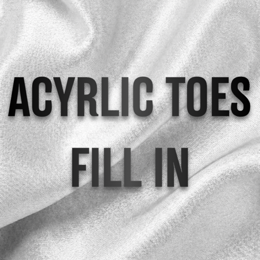 Acrylic Toes Fill In at Forté Nail Spa in Toledo, OH