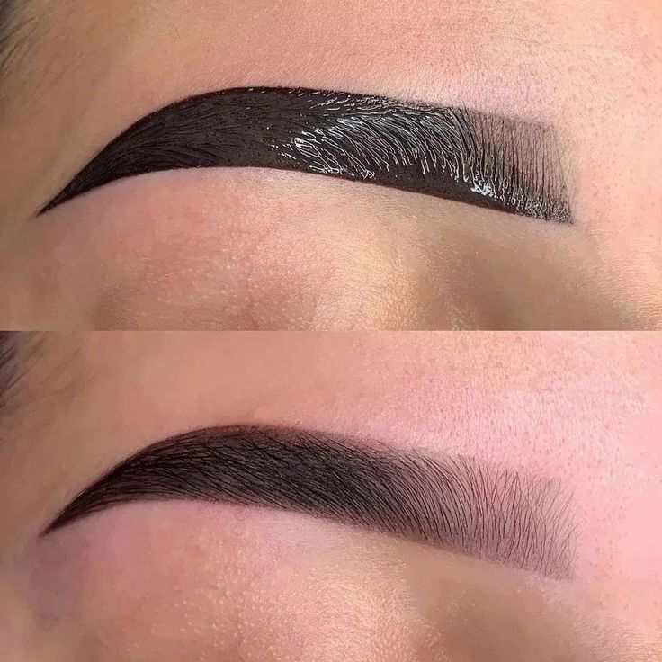 Eyebrow shaping & tint at Loch Luxe Studio in Alexandria, VA