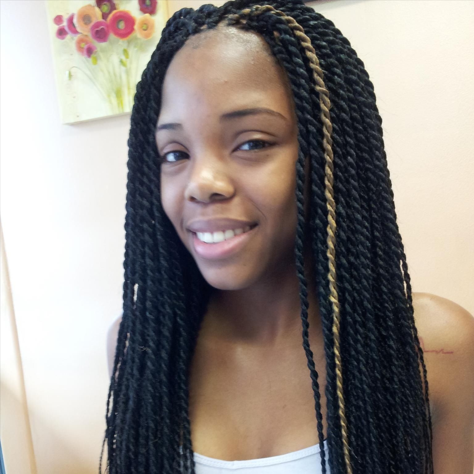 Senegalese twists at Melissabraid in Chicago, IL