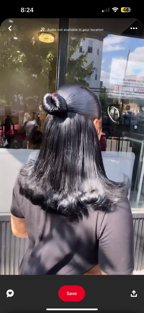 Half Up / Half Down at Rawluxure Hair & Body in Jonesboro, GA