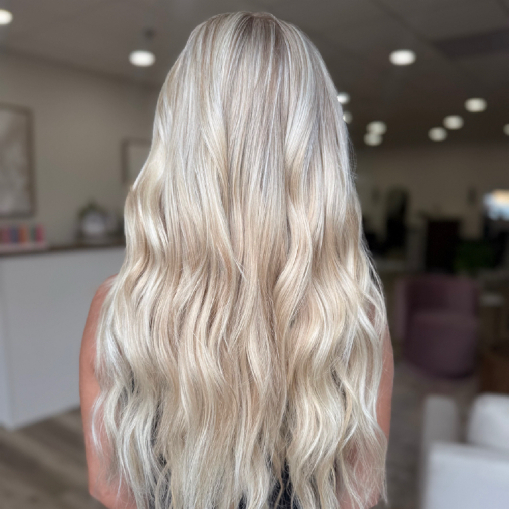 FULL HIGHLIGHT & STYLE at Top Knot Salon & Spa in Greensboro, NC
