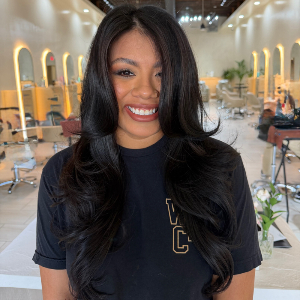 Bombshell Blowout at HerHairGoal in Victorville, CA