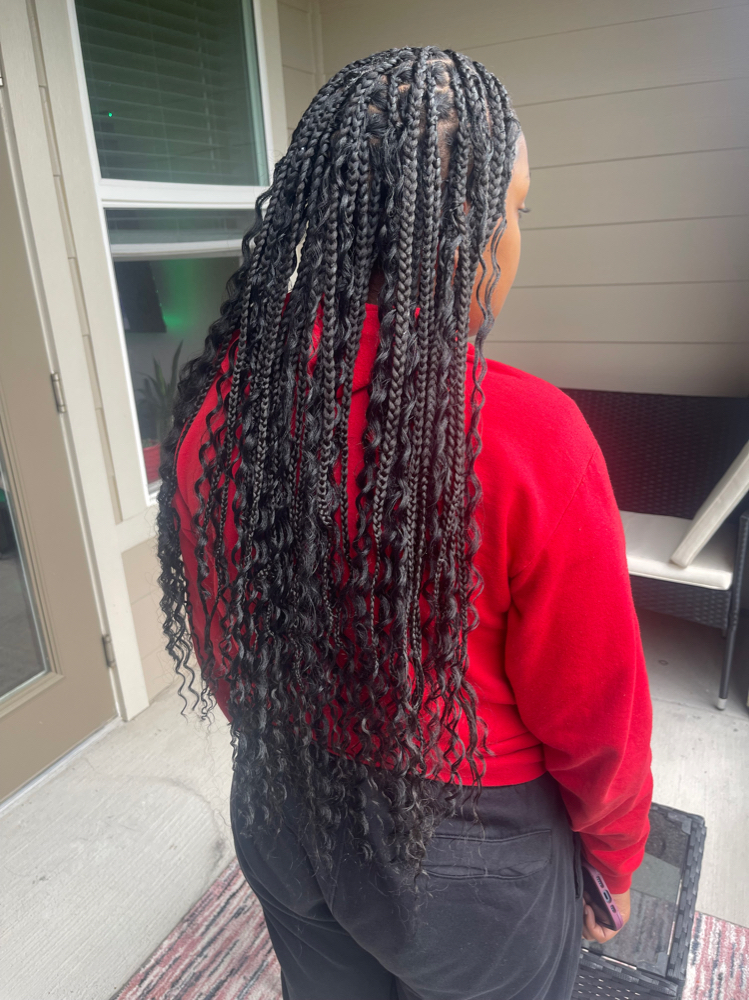 Knotless Goddess Braids