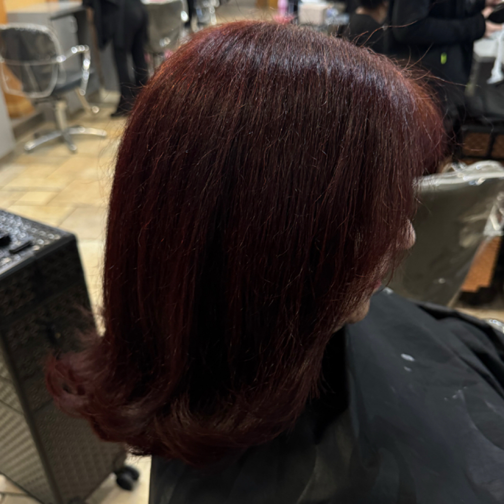 SILK PRESS (for textured hair) at Cosmetics By Maddy in Vandalia, OH
