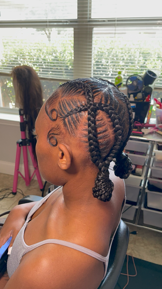 4 Stitch braids at Diamond in Katy, TX