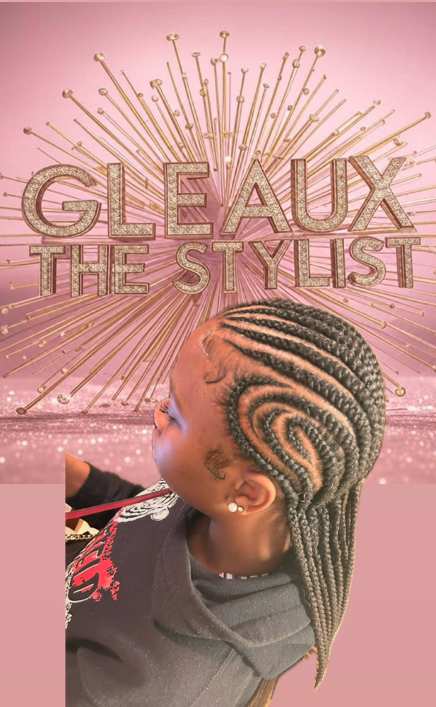 Straight Back Braids (Medium)