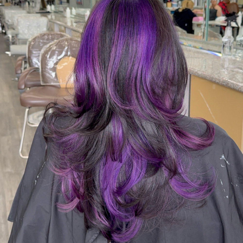 Vivid / Custom Color at styledbynadia in Riverside, CA