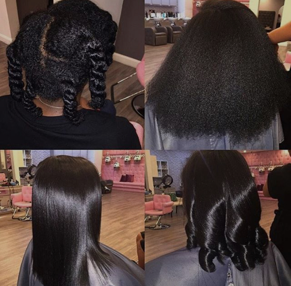 Keratin Treatment Silk Press at Taylor’s Chair in Lancaster, TX