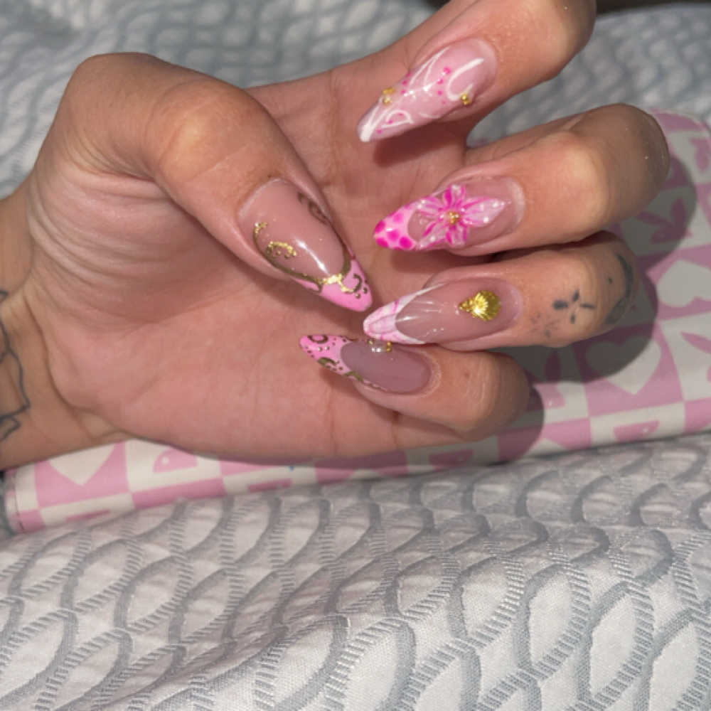 Almond Shape at Abbi’s nails & tats💕 in Milan, TN