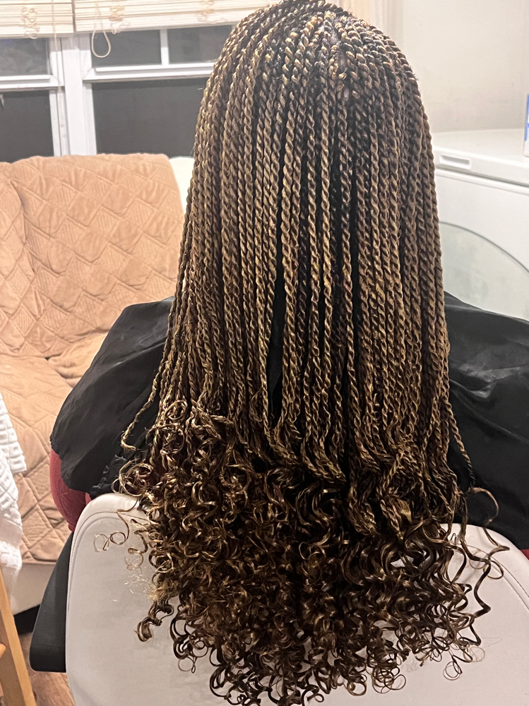 Senegalese Twists at Tima hair braiding in Greensboro, NC
