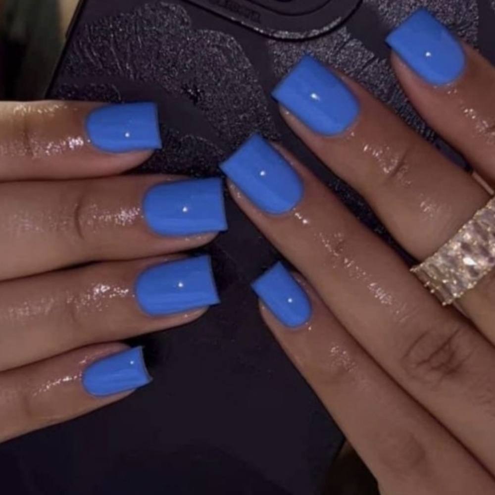 Acrylic Set Short at Nails By Courtney Ann in Pleasanton, TX