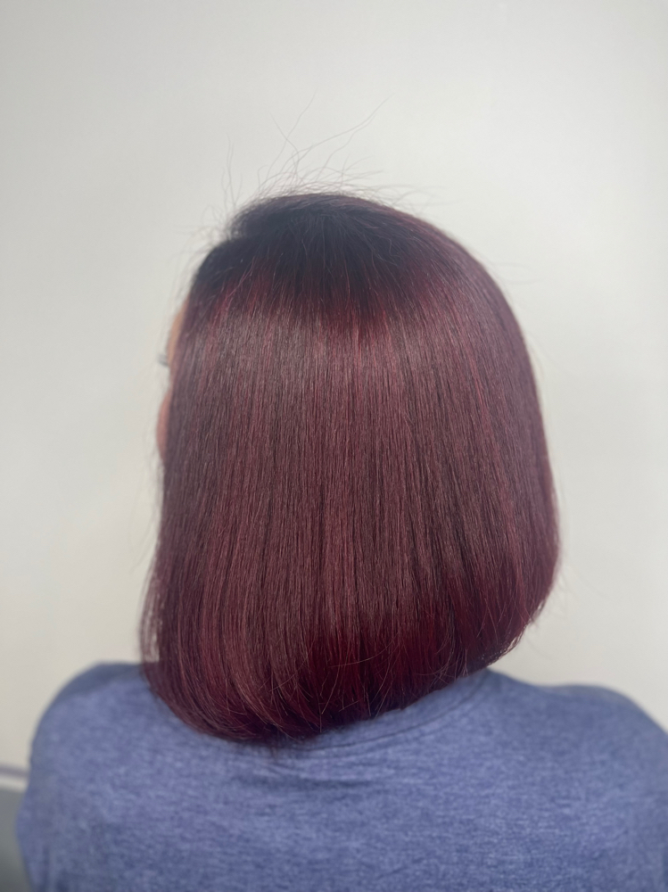 Glaze Added To Color Service
