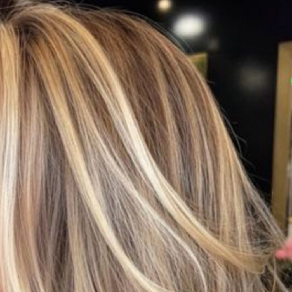 Partial Highlight & Root touch up at The Organic Studio in Temecula, CA