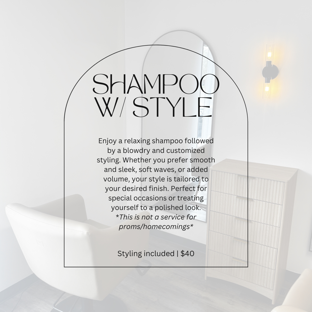 Shampoo W/ Style at Hair by Abbigail in Peoria, IL