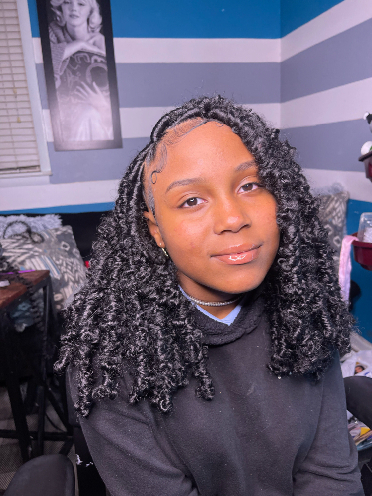 Bob length butterfly locs