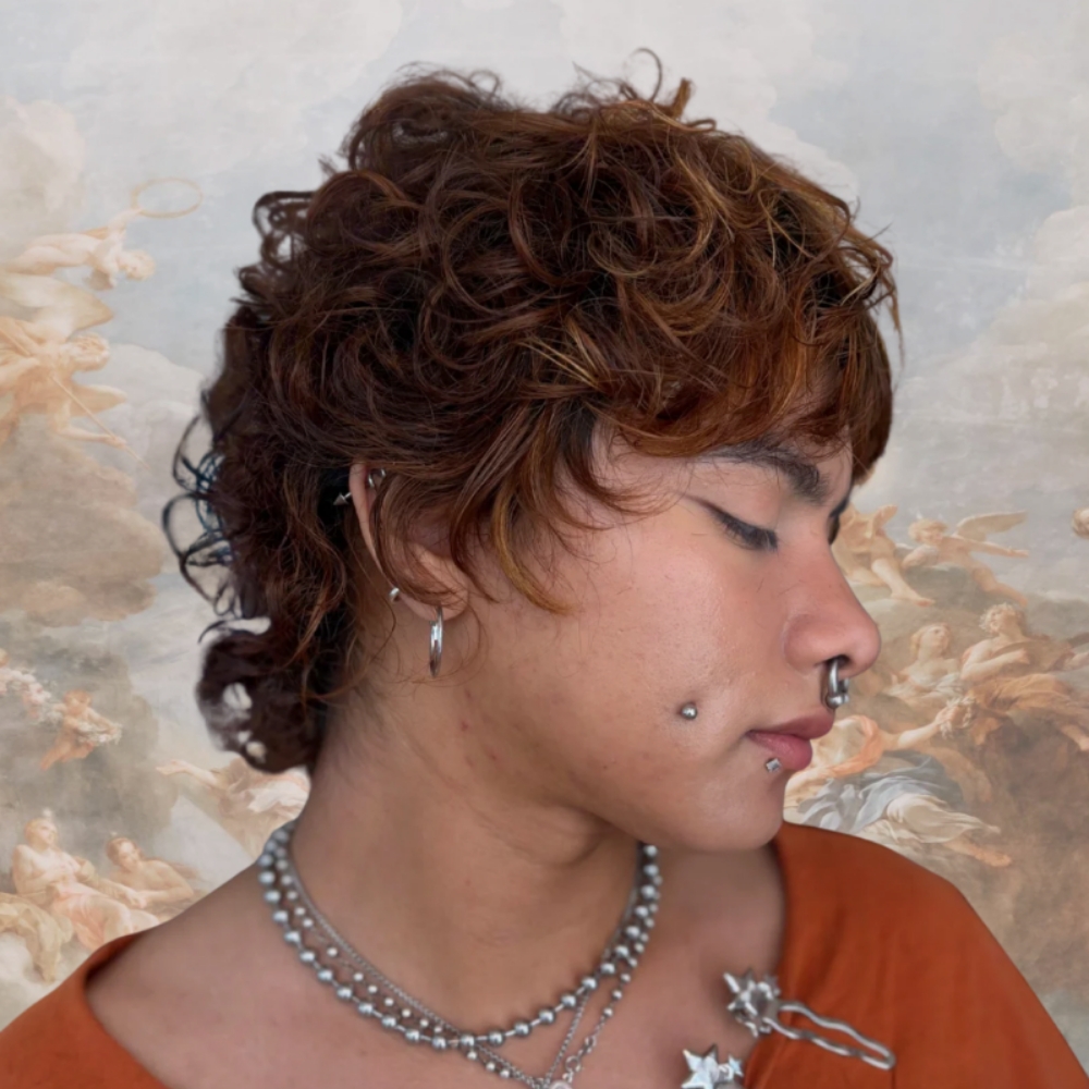 Short Haircut (Mae) at Heavenly Creatures Salon in Providence, RI