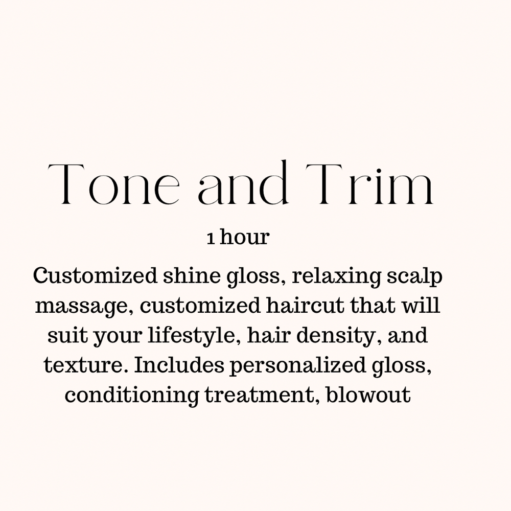 Tone + Trim at Hair By Melanie in Conshohocken, PA
