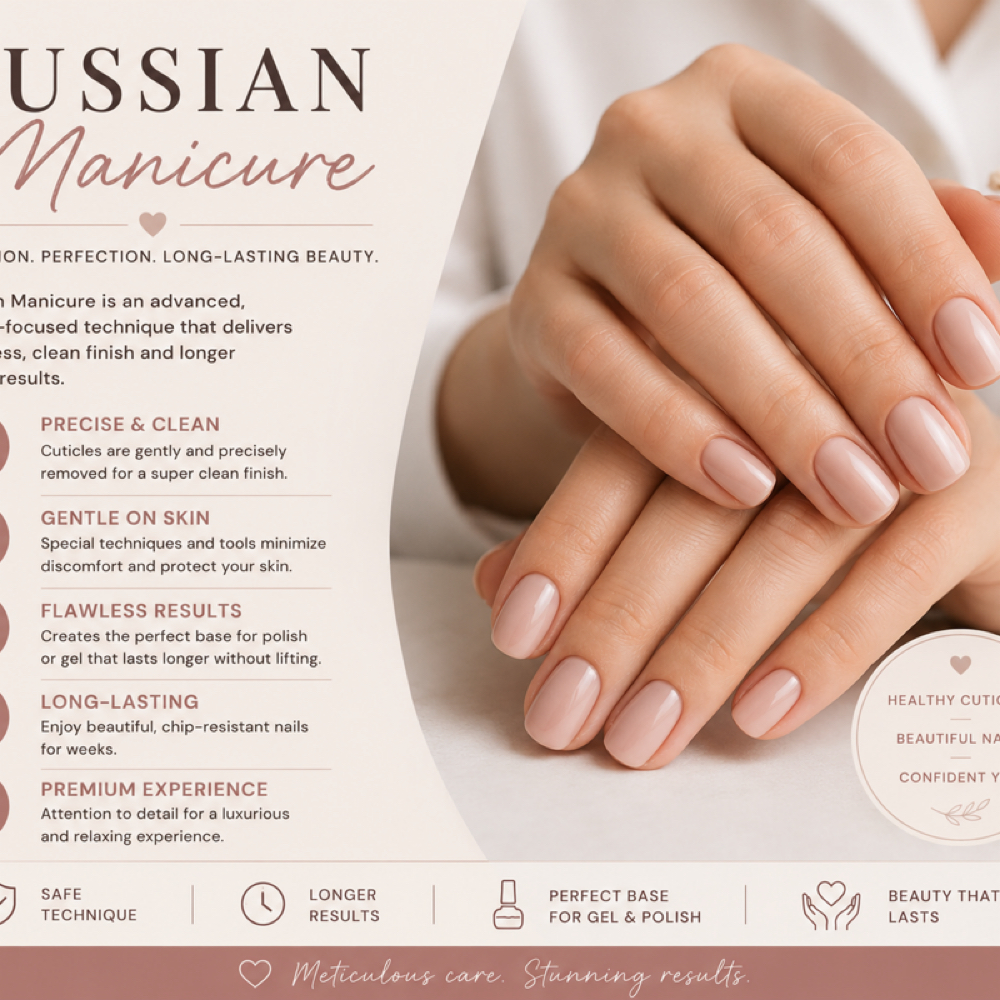 Russian Manicure ( E-file) at Prestige Nail Lounge LLC in Chattanooga, TN
