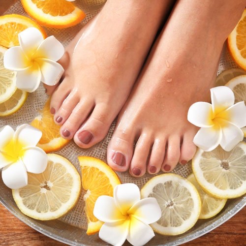 Organic Gel Pedicure