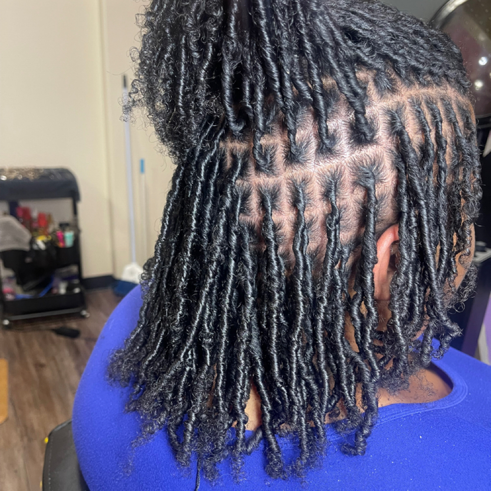 Starter Locs (Shoulder Length +) at Loc'd by Courtney Nicole in Missouri City, TX
