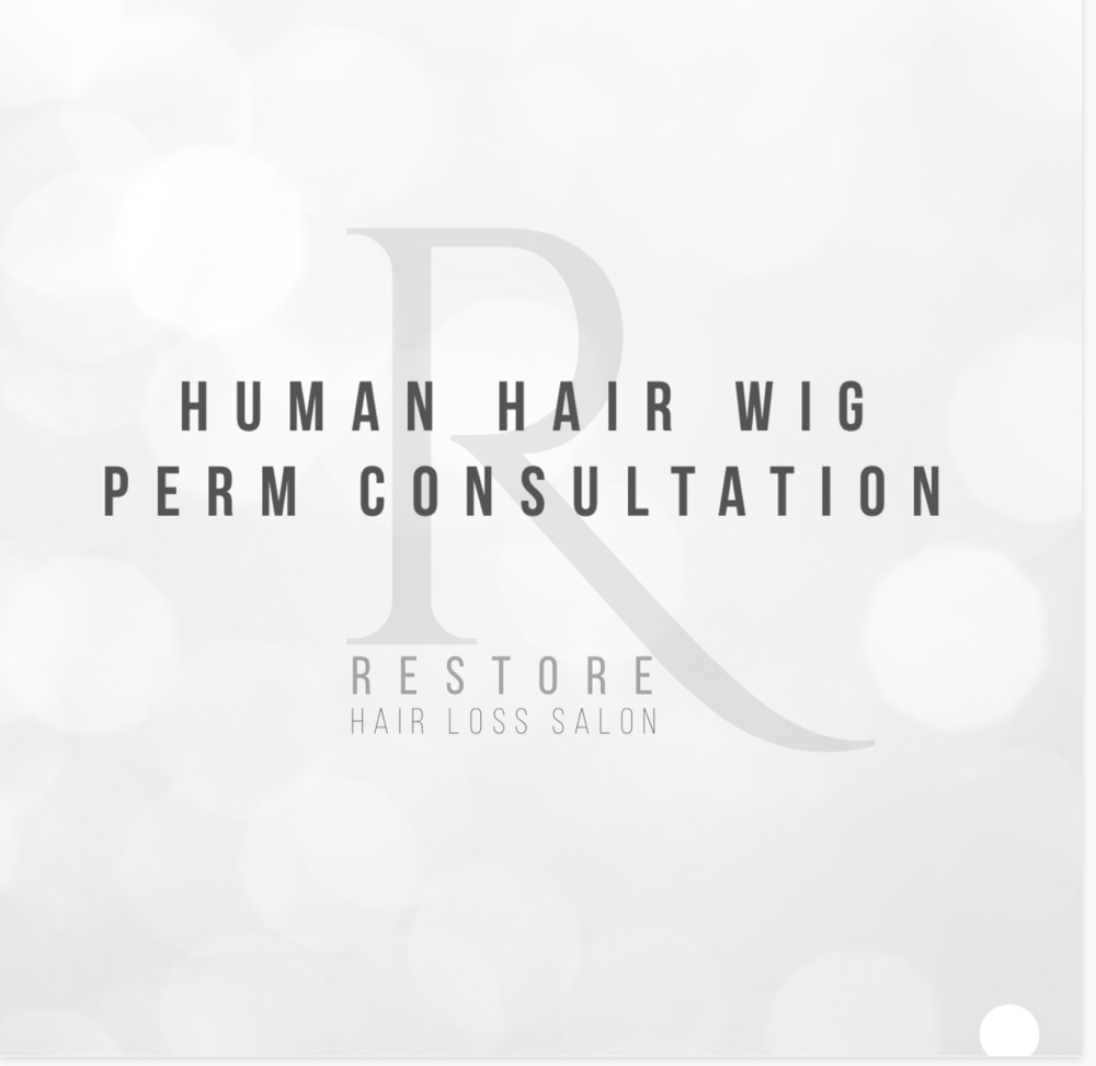 Human Hair Wig Perm Consult