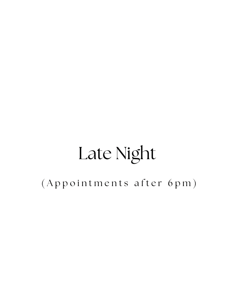 Add On (after 6pm)