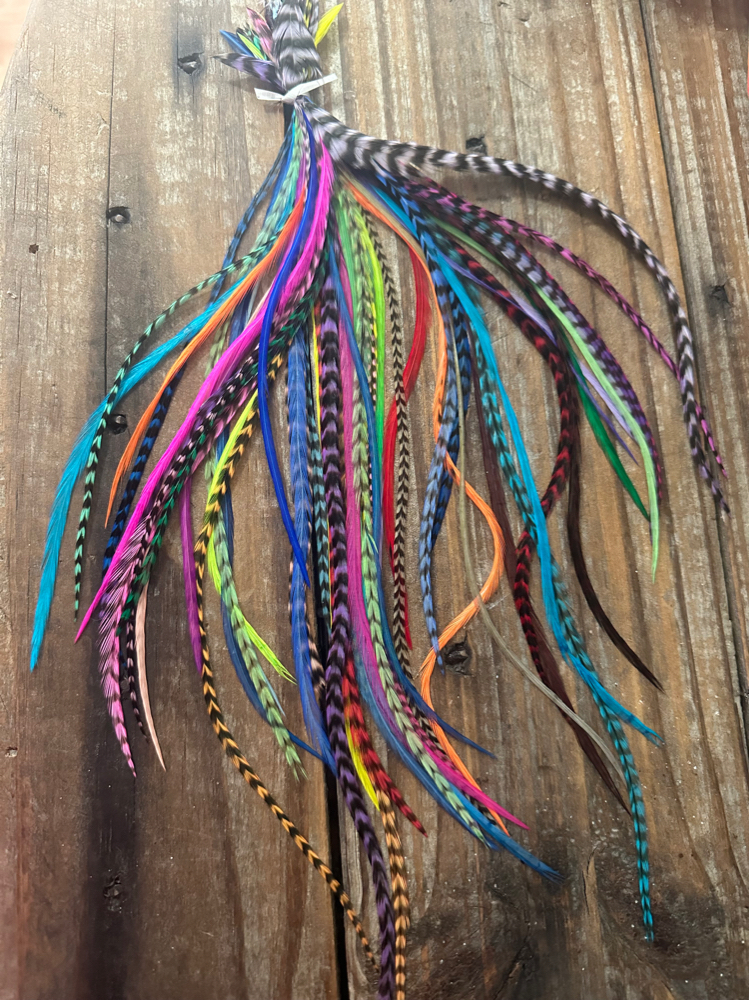 Hair Feathers Or Tinsel