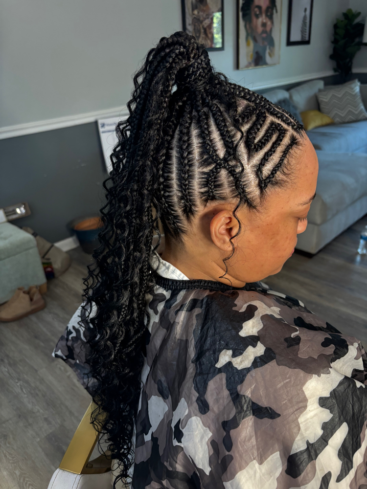 Braid Freestyle Ponytail at The Cheesedip Experience in Madison, TN