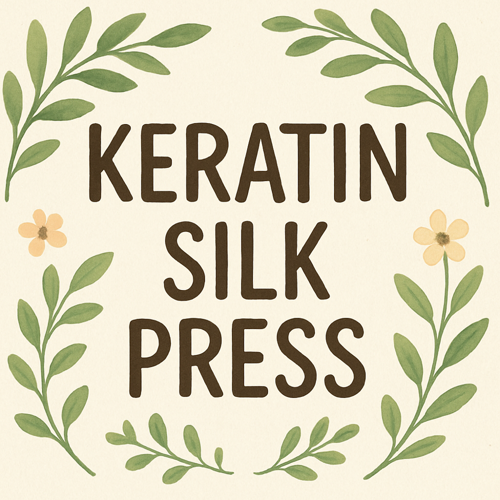 Silk Press With Keratin Straightner