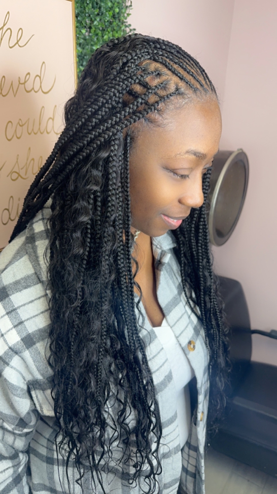 Boho Knotless W/ Small Freestyle