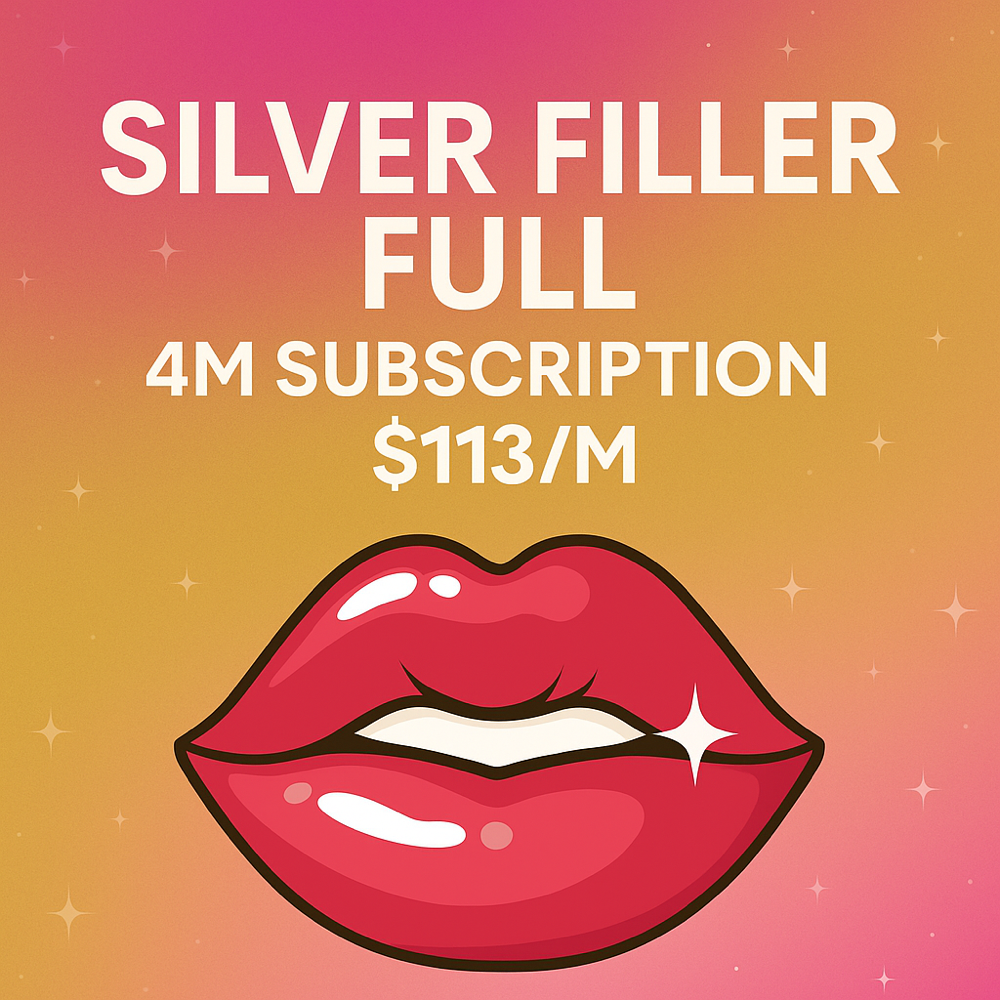 SILVER FILLER FULL- 4M SUBSCRIPTION at BeautyHolic Aesthetics LLC in Lubbock, TX