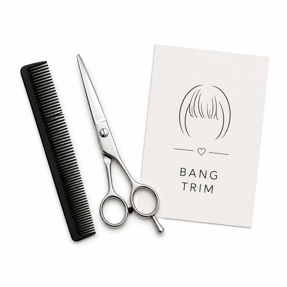 Bang trim at The Cutting Room in Tracy, CA