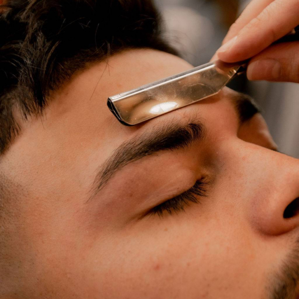 Eyebrow Sculpting at Midnight Rain Barber Co. in Redmond, WA