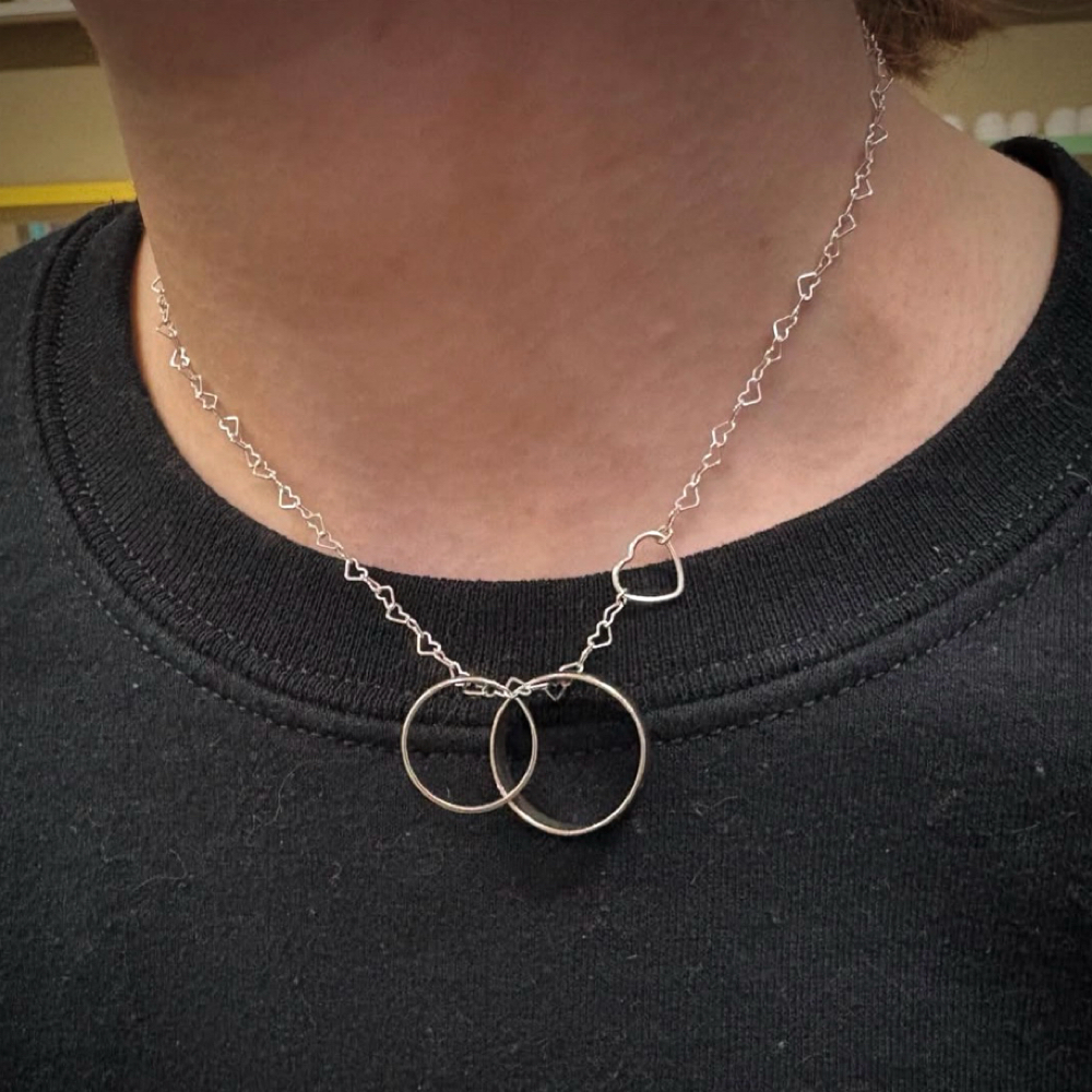 Necklace Application at Oyster & Oak Self Care Studio in Walterboro, SC
