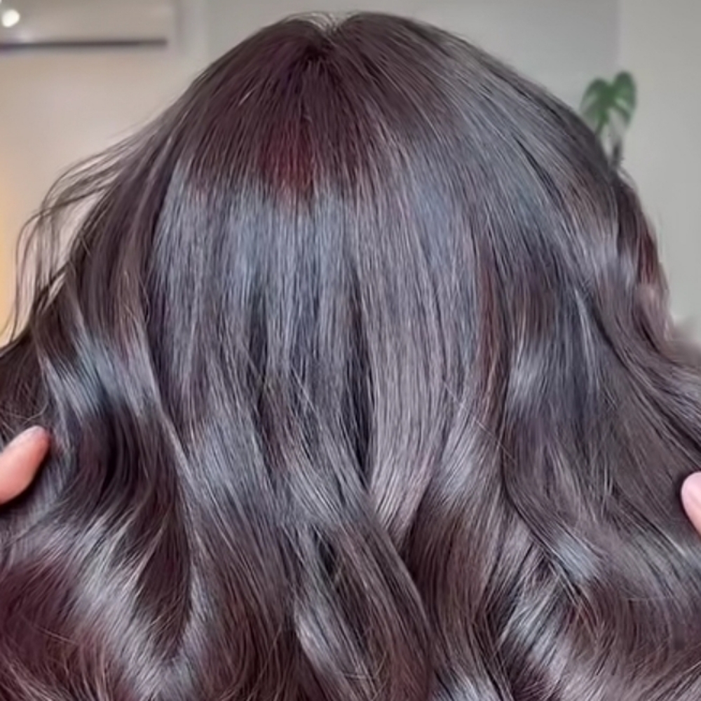 Color Retouch  + Blowout at Dreamcuts and Styles Hair Salon in Fulshear, TX