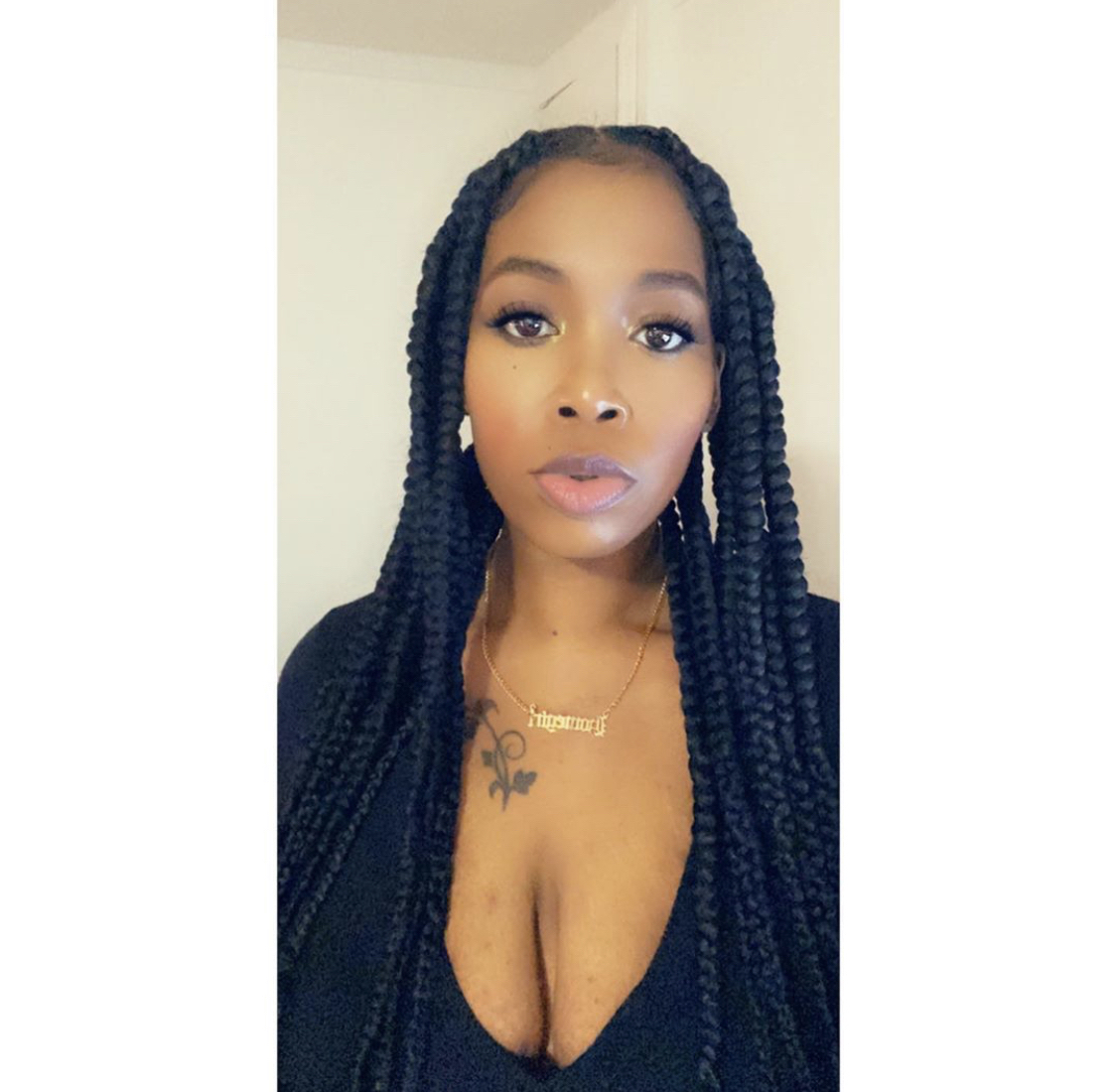 Jumbo Knotless Braids - with Hair