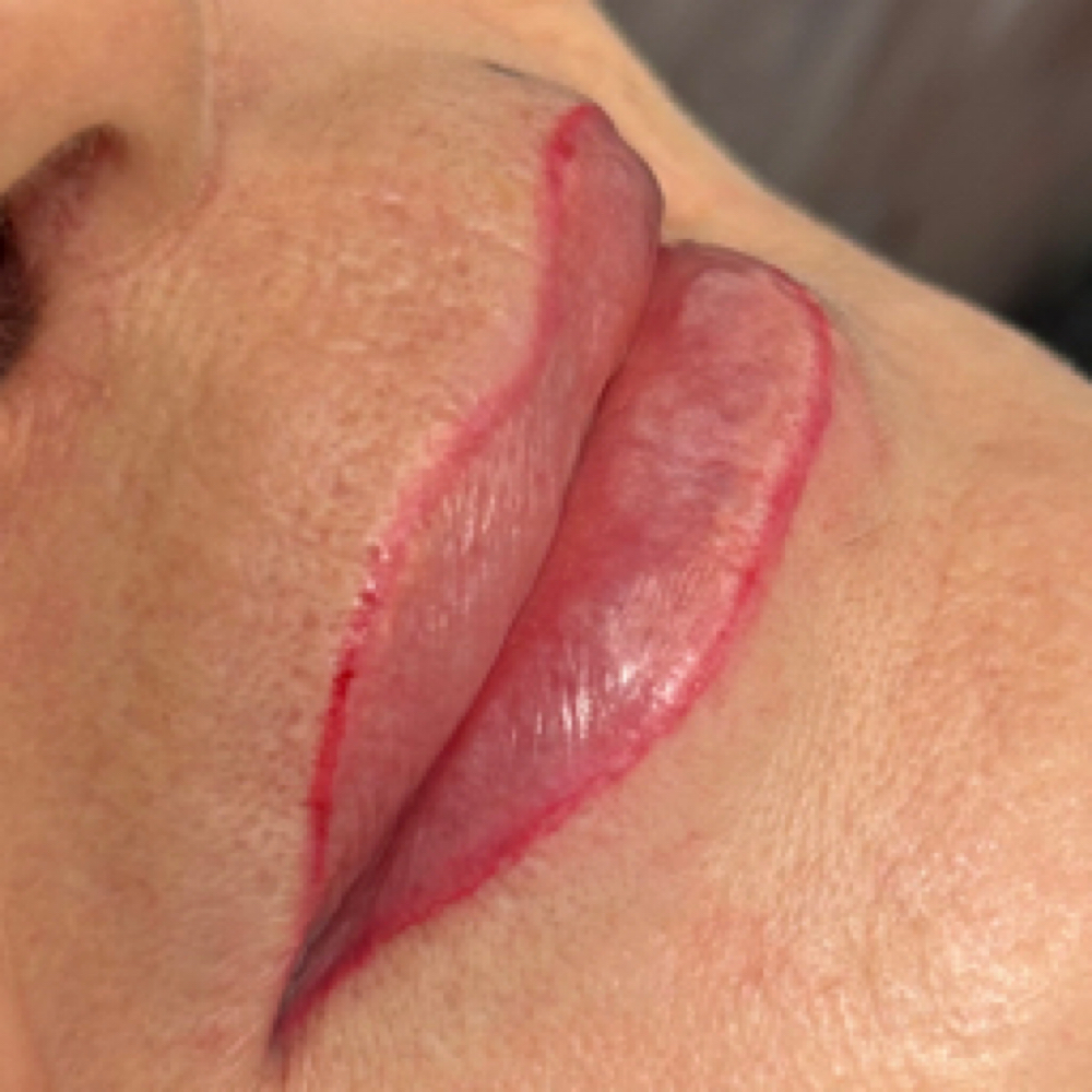 Lip Liner (Only) at Softly Inked Tattoo in Portland, OR