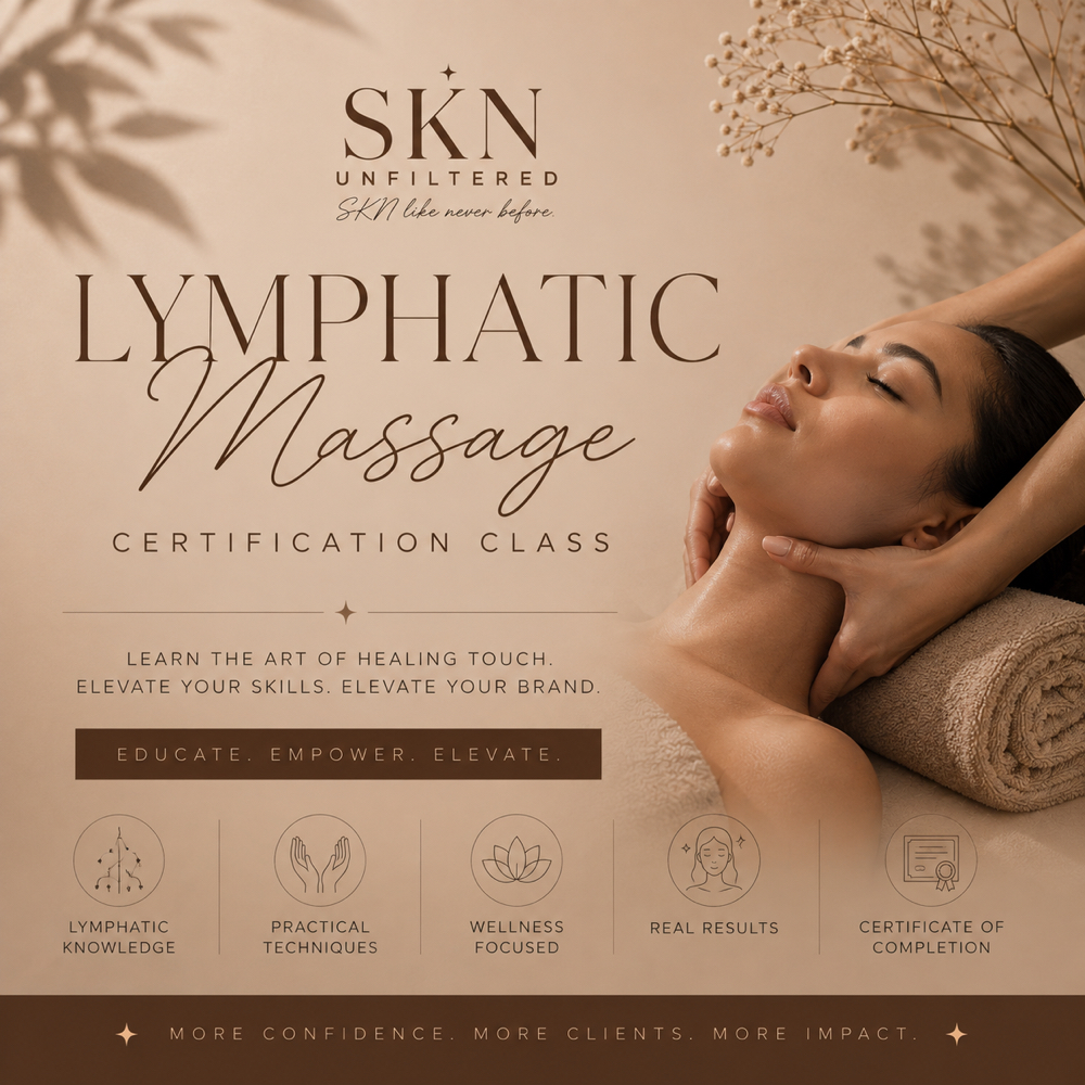 Lymphatic Massage Training at SKN Unfiltered in fort wayne, IN