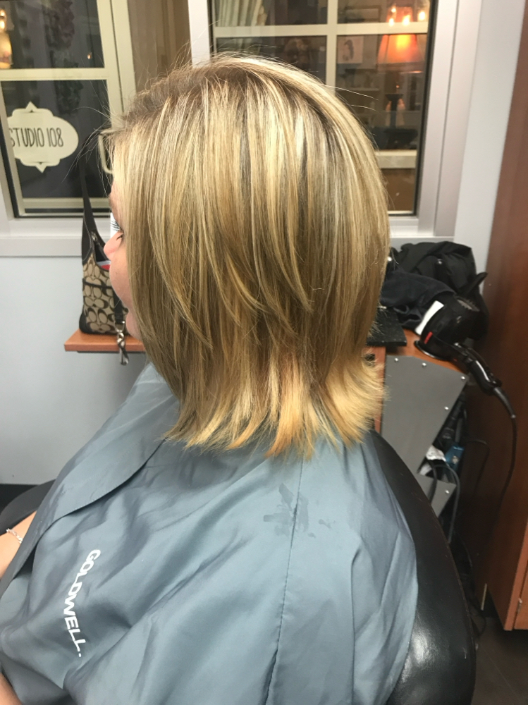 Partial Foil /Haircut & Finish