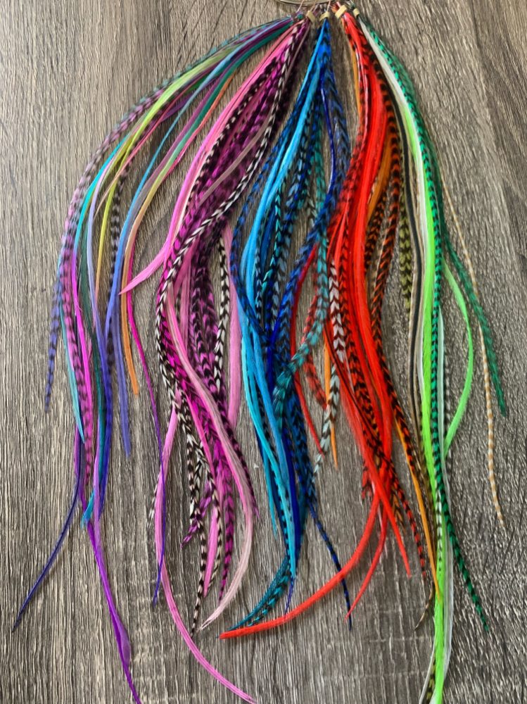 Feather Or Tinsel Installation at Recovery Salon in Wichita, KS