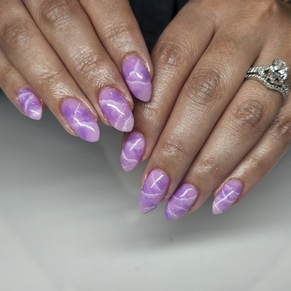Detailed Nail Art at Luster Nail Studio in Phoenixville, PA