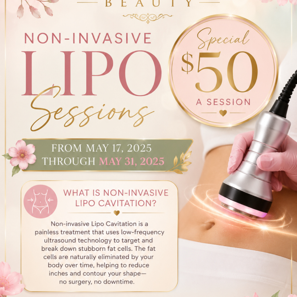 One Lipo Session Per One Area at Lewi’s Beauty in Maywood, IL