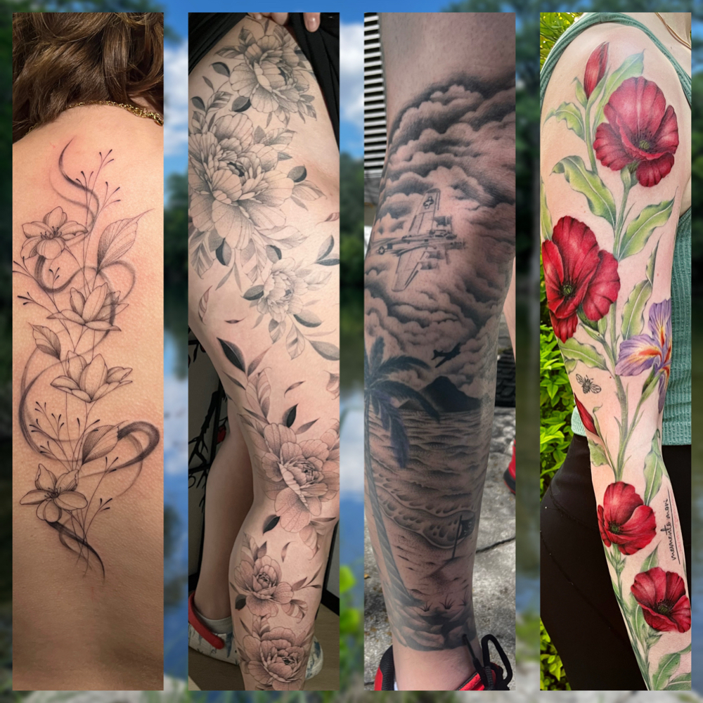 Large Tattoos at Moonvine Tattoos in San Antonio, TX